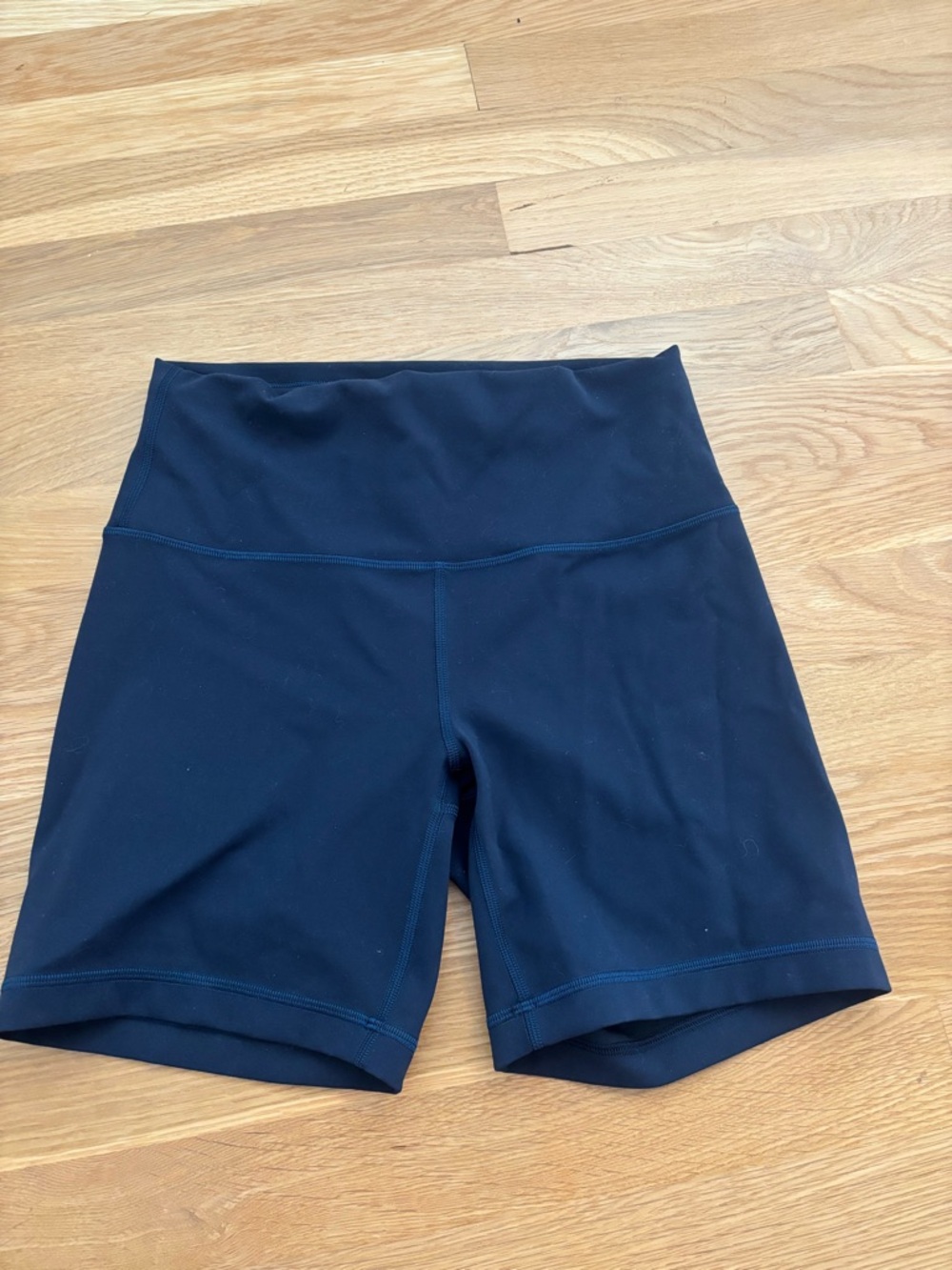 lululemon athletica Navy High-Rise Bike Shorts
